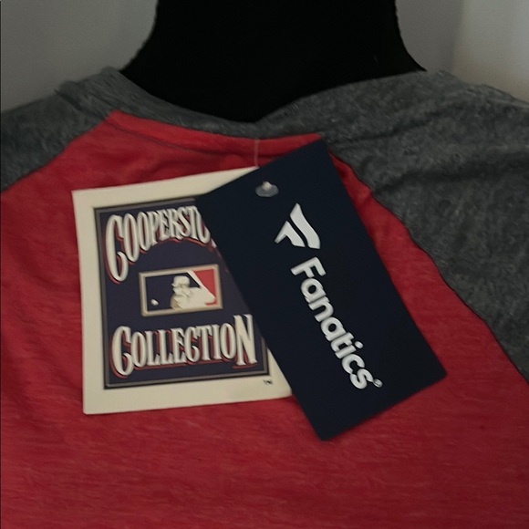 Fanatics Red and Gray Cooperstown Collection Tee - Picture 2 of 5